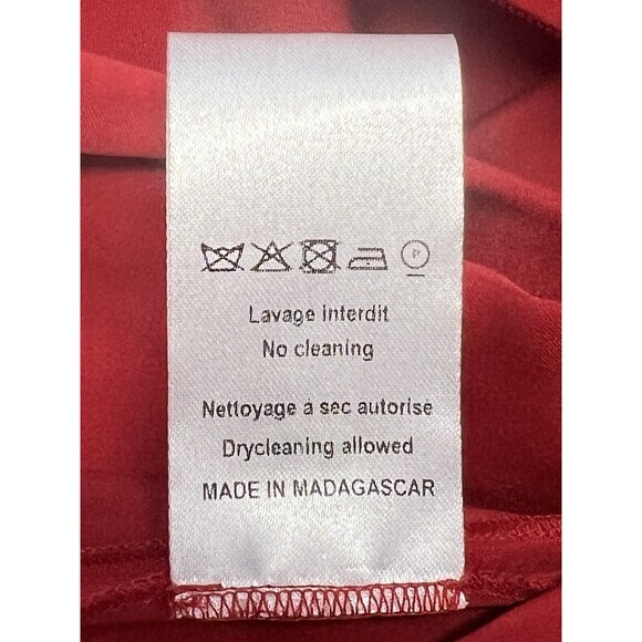 Nina Ricci 2013 RTW Runway Red Sleeveless Valentine Mini Dress Sz. FR38 US6-8 - Picture 13 of 13